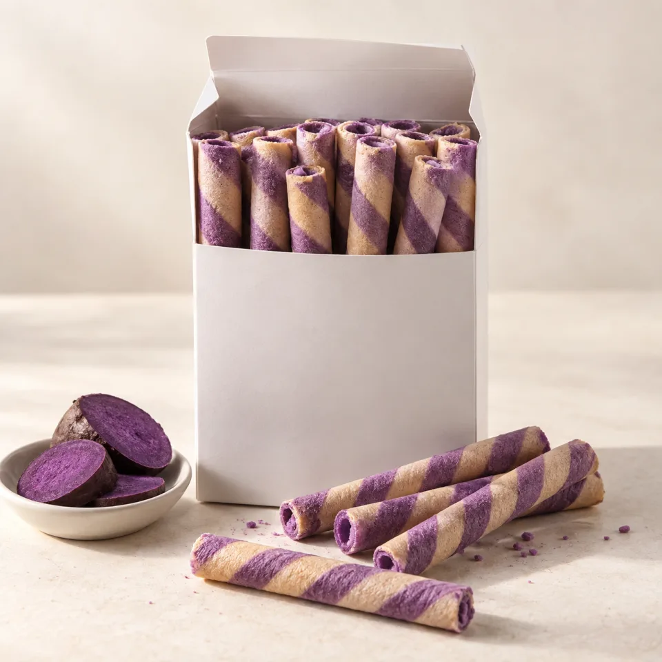 Ube Wafer Sticks